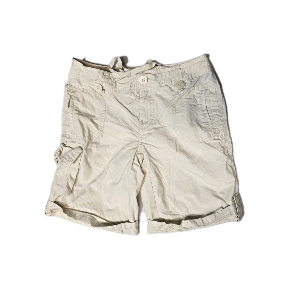 Vintage Justice Girls Cargo Shorts 7 Beige
